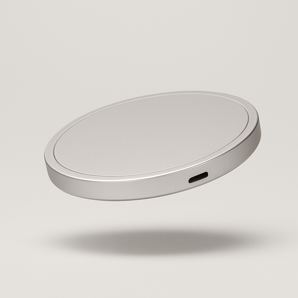 Minimalist Wireless Charger product render